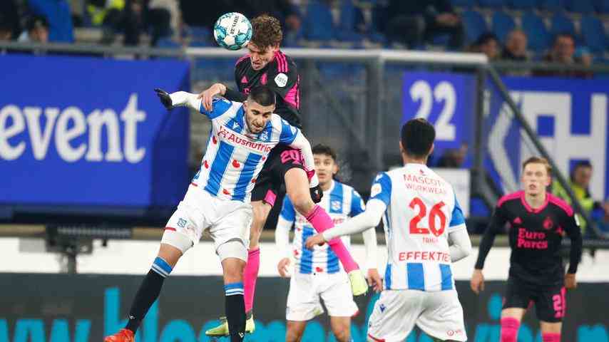 1677709507 951 Feyenoord bat Heerenveen et atteint les demi finales de la Coupe