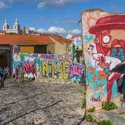 A Lisbonne le graffiti est une forme de gentrification
