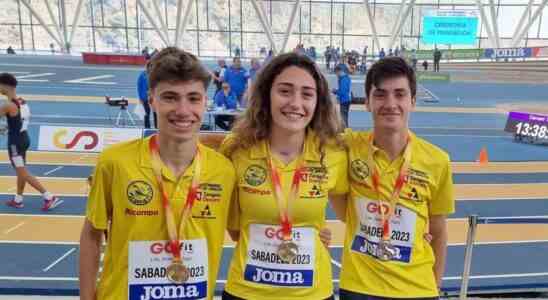 Aragon remporte quatre autres medailles au Championnat dEspagne dathletisme en