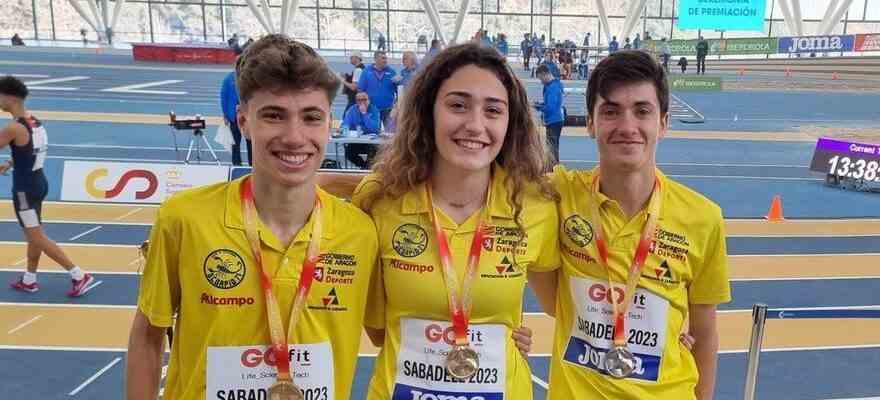 Aragon remporte quatre autres medailles au Championnat dEspagne dathletisme en