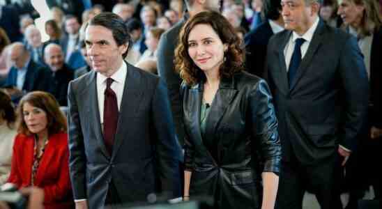 Aznar montre son harmonie avec Ayuso et souligne que son