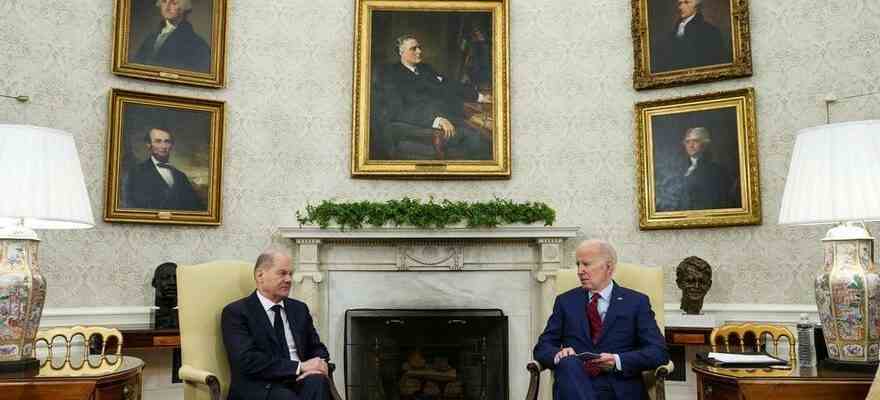 Biden et Scholz soulignent le soutien a lUkraine et la