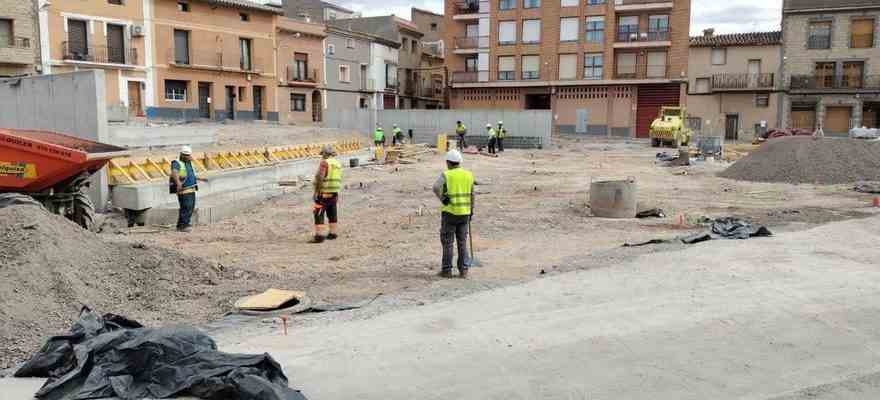 Calatorao reforme la Plaza Zaragoza pour transformer le centre municipal