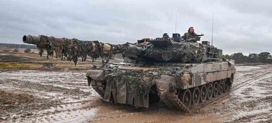 Chars Ukraine Les chars allemands Leopard 2 sont deja
