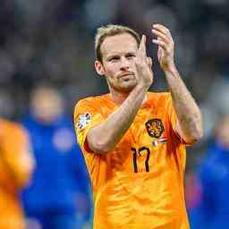 Daley Blind en ligne illustre avec le centieme match international