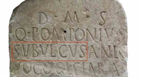 Ils identifient un nom propre inedit dans tout lempire romain