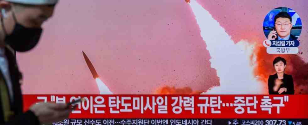 La Coree du Nord lance son cinquieme missile en une