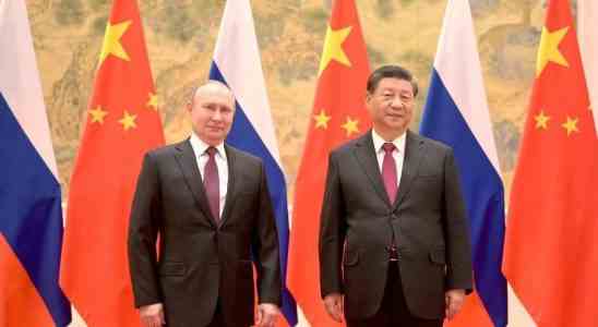 Le president chinois Xi Jinping rencontre Vladimir Poutine a Moscou