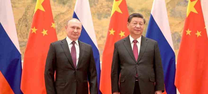 Le president chinois Xi Jinping rencontre Vladimir Poutine a Moscou