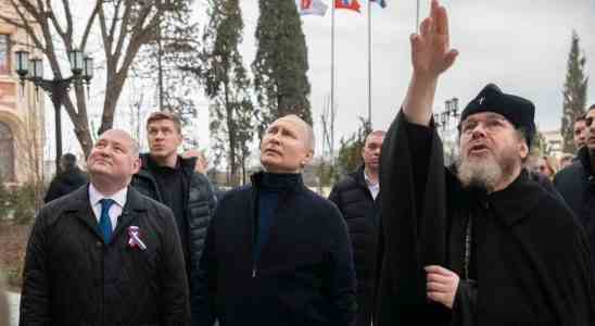 Poutine se rend en Crimee pour commemorer le neuvieme anniversaire