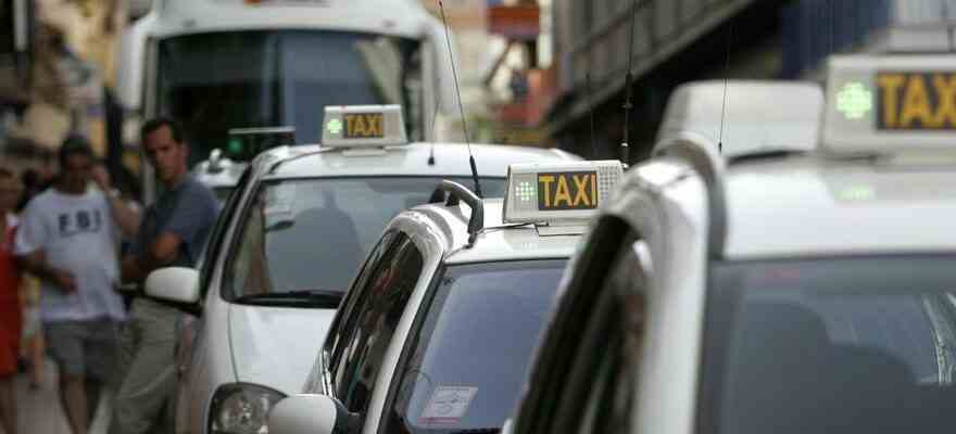 Un chauffeur de taxi de Saragosse arrete pour avoir pris