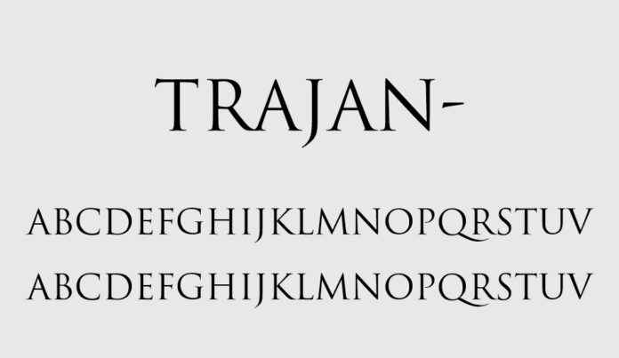 Trajan Font