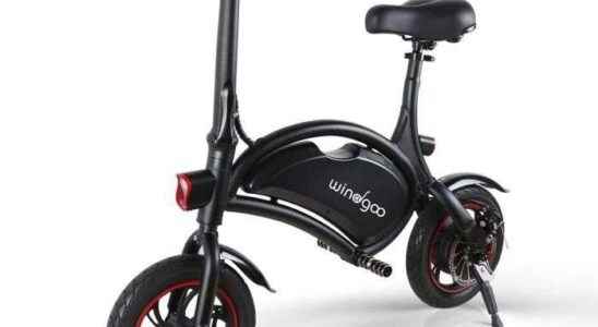 Cdiscount the Windgoo folding electric balance bike at a smashed
