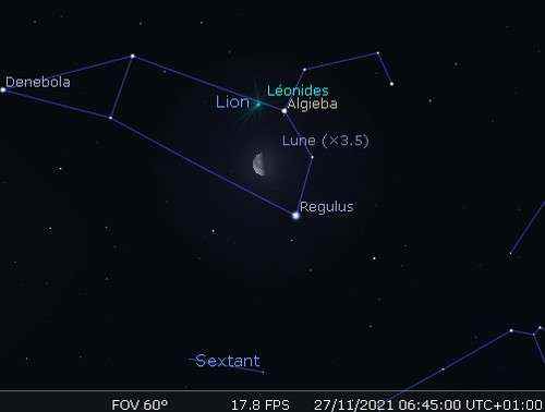 The Moon in reconciliation with Regulus