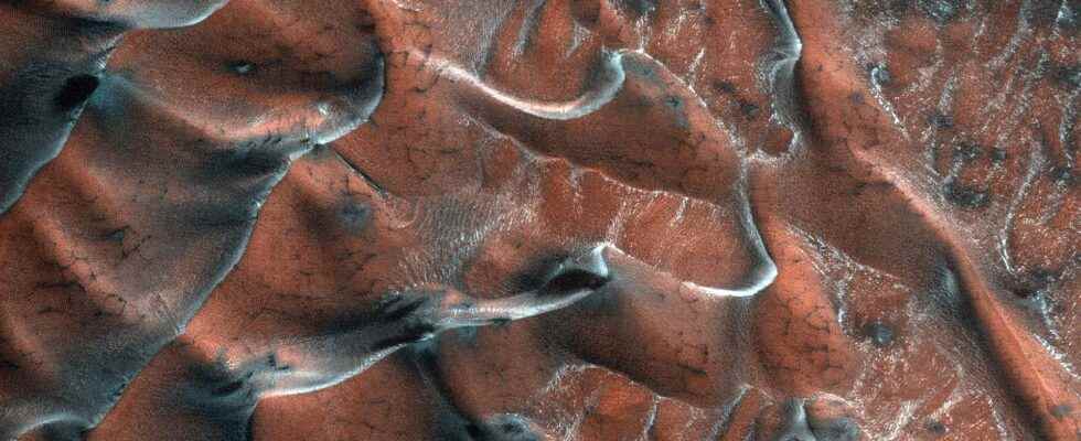 The winds of Mars can detect what is beneath its