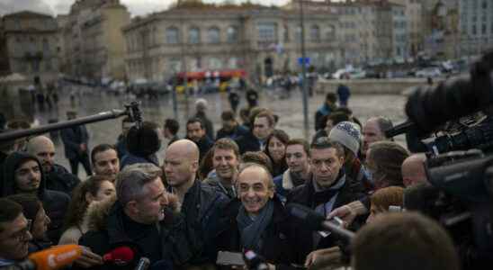 difficult end of pre campaign for Zemmour in Marseille