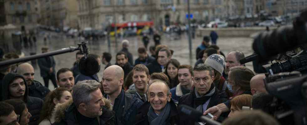 difficult end of pre campaign for Zemmour in Marseille
