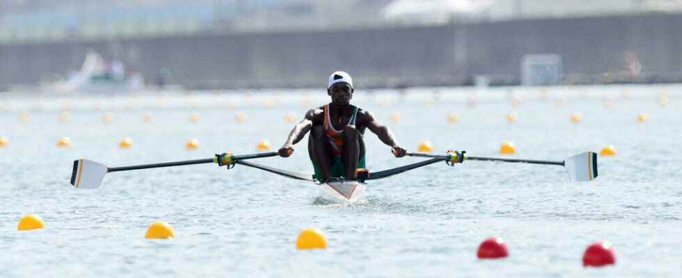 introduction to rowing with the Olympic athlete Franck Aime Kouadio for