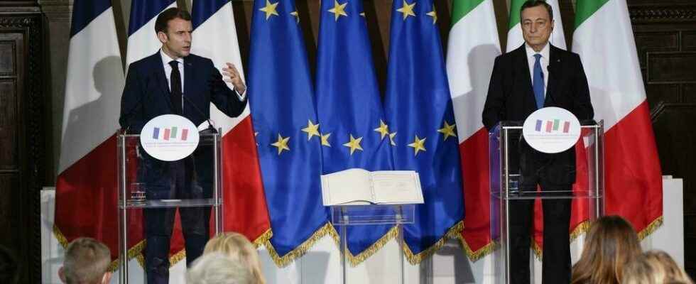 new chapter in Franco Italian relations