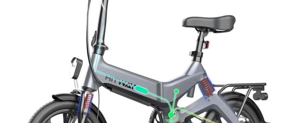 Black Friday Amazon the HITWAY folding electric bike on sale