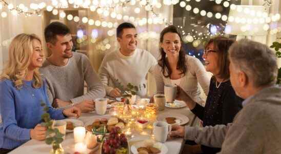 Christmas meal the advice of specialists to discuss with the