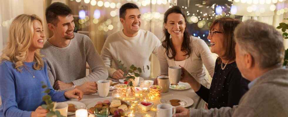 Christmas meal the advice of specialists to discuss with the