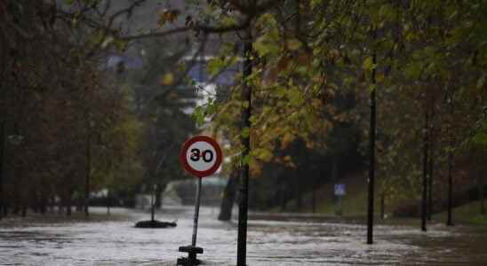 Floods in the Basque Country first images the weather forecast