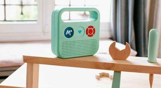 Merlin the childrens speaker designed by Radio France and Bayard
