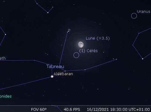 The Moon in reconciliation with the Pleiades and Ceres
