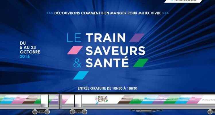 The Saveurs et sante Expo train on track until 23