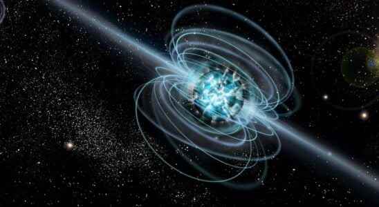 The titanic eruption of a neutron star