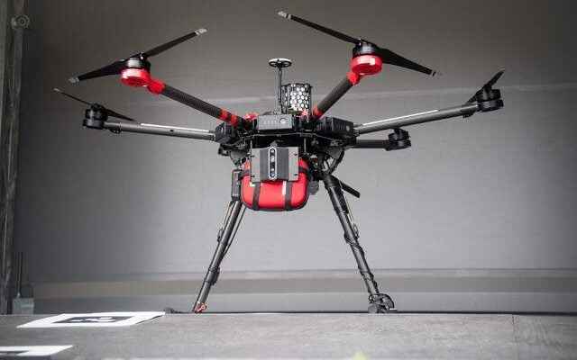 A first in the history of medicine Drone with defibrillator