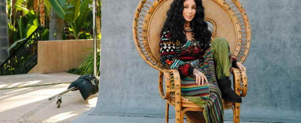 At 75 Cher becomes a fashion muse for the UGG