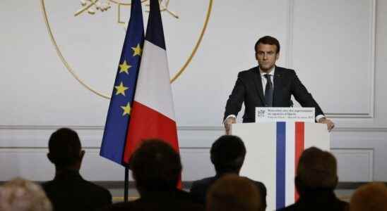 Emmanuel Macron expresses the recognition of the French State to