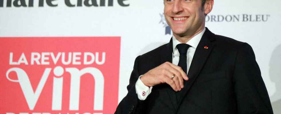 Emmanuel Macron named personality of the year by the wine