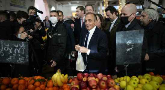 Eric Zemmour plays proximity in a Cannes market