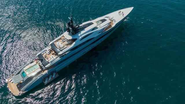 The 80-metre Tatiana, the largest luxury yacht built in Turkey