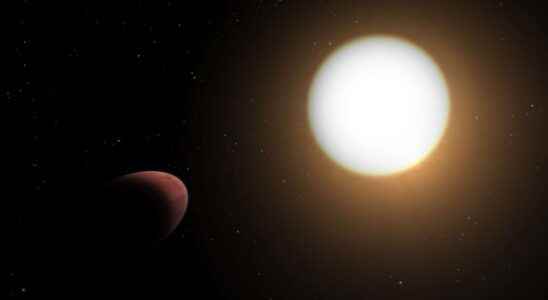First detection of an exoplanet which is not spherical