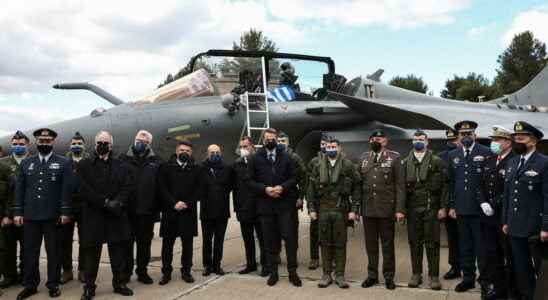 Greece receives its first Rafale aircraft delivered by France