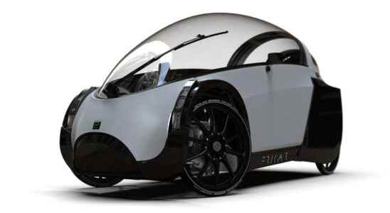 Halfway between the electric bike and the car the Podbike