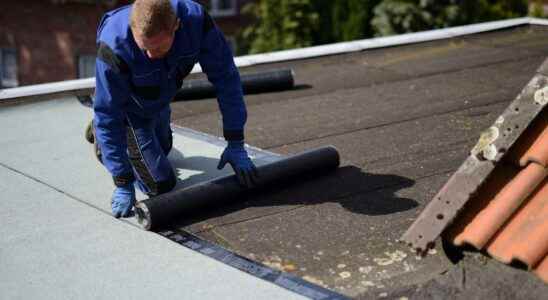 How to seal a flat roof