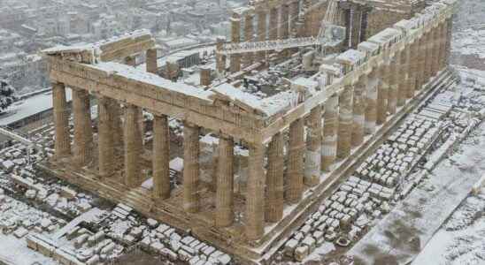 In pictures Greece under a deluge of snow