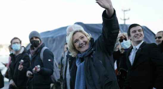 Marine Le Pen in support of fishermen opposed to wind