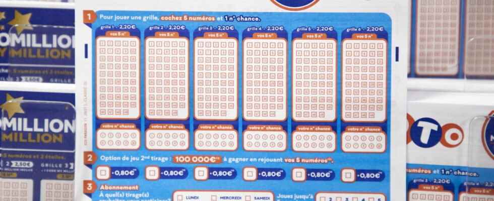 Result of the Euromillions FDJ the draw for Tuesday January