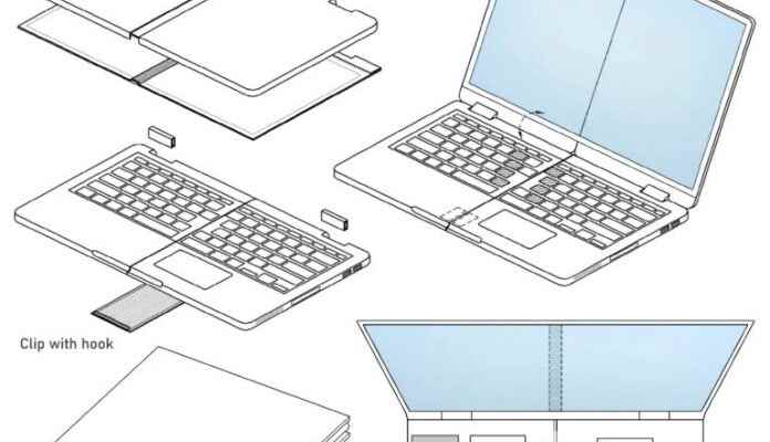 Samsung Received Folding Computer Patent