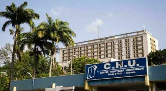 The Pointe a Pitre University Hospital in Guadeloupe in the turmoil of
