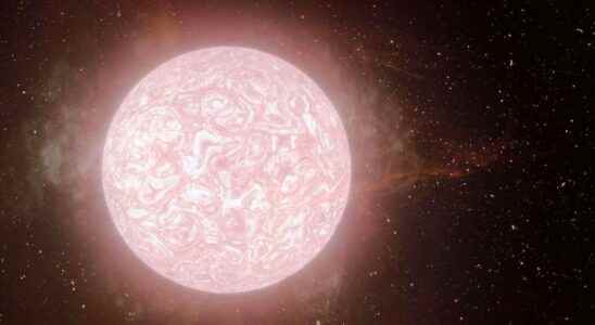 The last days of a star before its supernova explosion