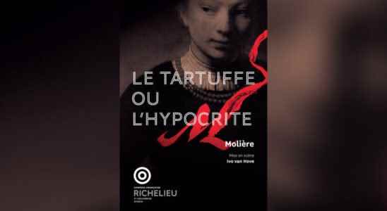 Theater Tartuffe by Moliere at the Comedie Francaise in a new