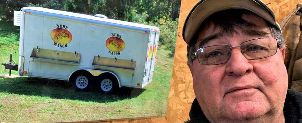 Thief makes off with service clubs beer trailer