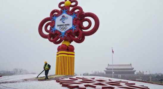in Beijing the Olympic Games 100 artificial snow